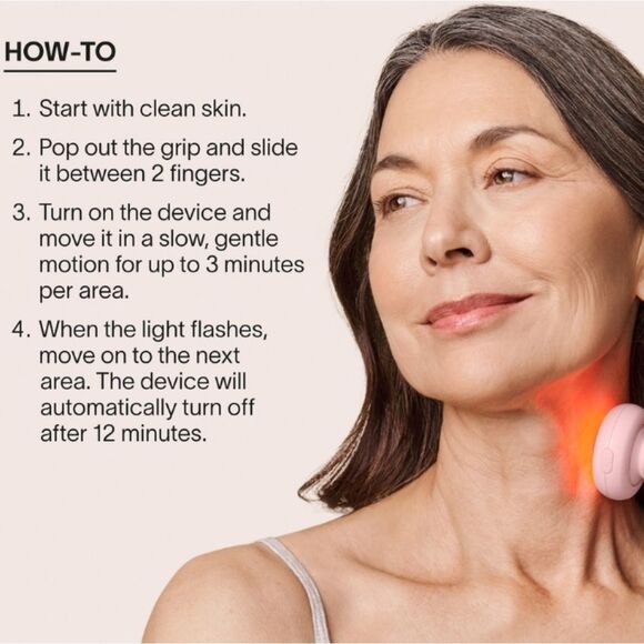 Solawave Radiant Renewal 2-In-1 Skincare Mini Light Therapy Compact Device - Picture 2 of 11